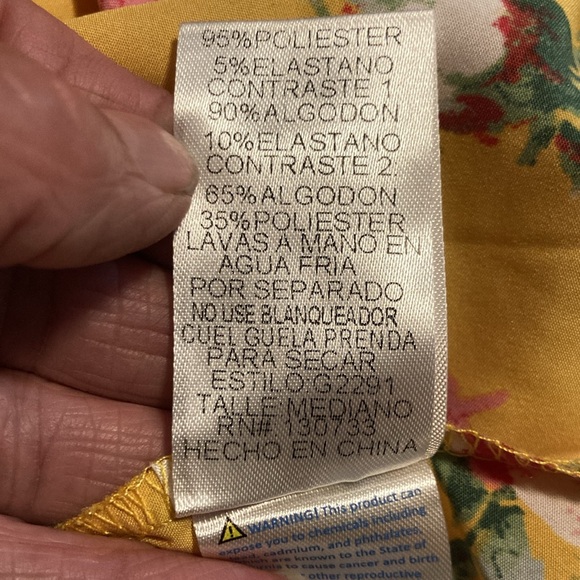 Umgee floral mix tunic size medium - Picture 5 of 9